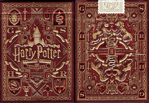 Harry Potter Gryffindor Red Playing Cards USPCC – PlayingCardDecks.com