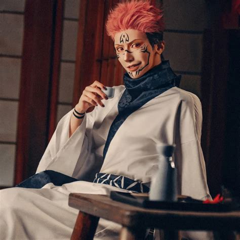 How To Dress Like Ryomen Sukuna Costume Guide For Cosplay Halloween | Anime Jujutsu Kaisen ...