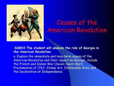 PPT - Causes of the American Revolution PowerPoint Presentation, free ...