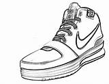 Shoe Printable Coloring Page sketch template