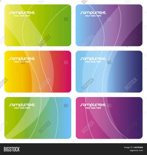 Set Colorful Business Vector & Photo (Free Trial) | Bigstock