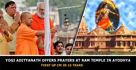 Yogi-Adityanath-offers-prayers-at-Ram-temple-in-Ayodhya,-first-UP-CM-in ...