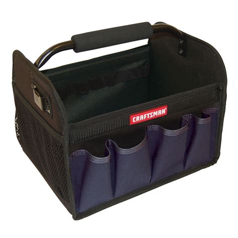 Craftsman Tool Tote Toolbox 12 in. Storage Organizer Chest Box Blue 37546 - Walmart.com