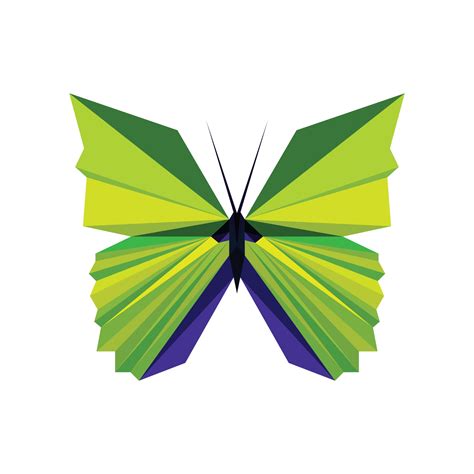 Butterfly abstract polygonal 2625332 Vector Art at Vecteezy