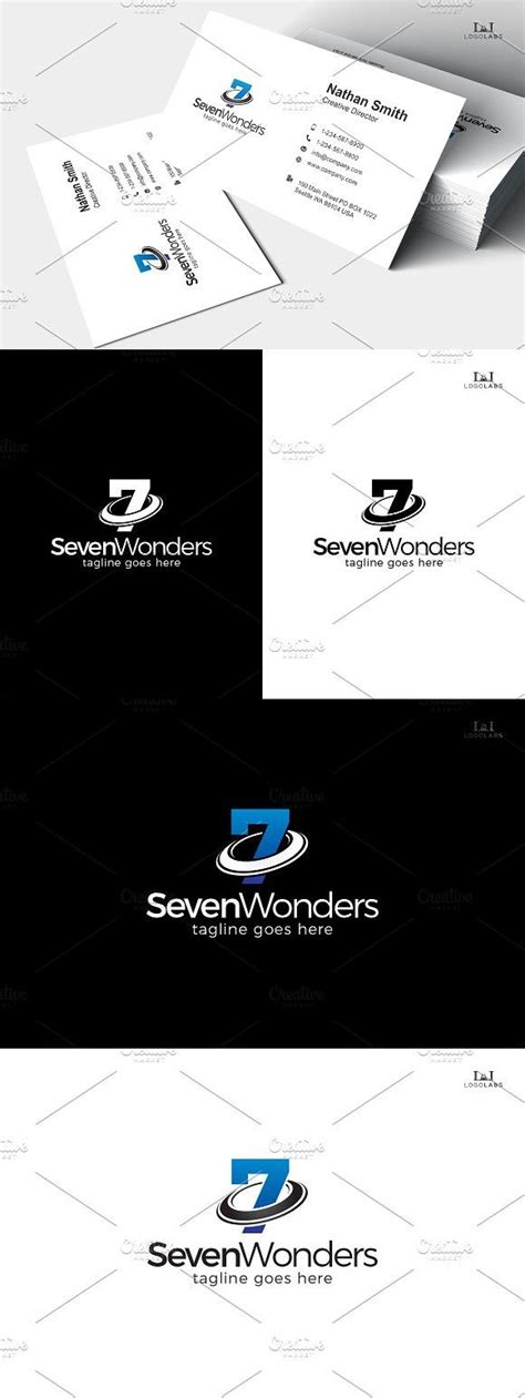 Seven Wonders - Number 7 Logo | Seven logo, 7 logo, Logo templates