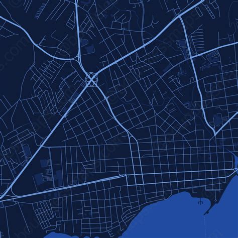 Margarita Island Vector Map - Dark Blue (AI,PDF) | Boundless Maps