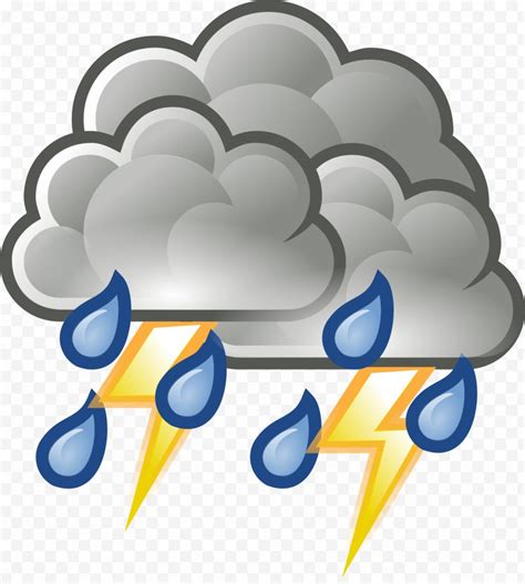 Rain - Severe Weather Clip Art - Cloud - Hurricane Free PNG