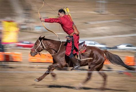 Mongolian Horseback Archery - Eternal Landscapes Mongolia