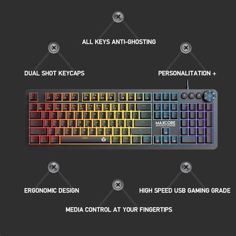 RGB Mechanical Keyboard Gamer Macro Wrist Rest - Dubsnatch