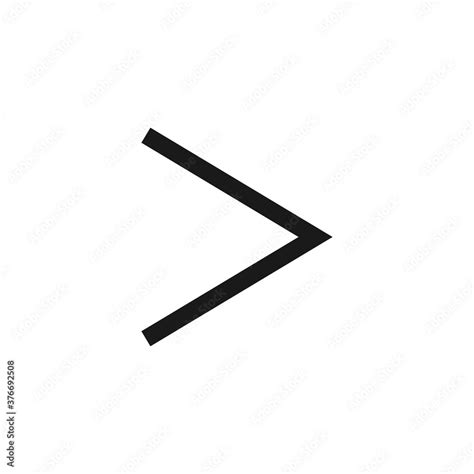 Greater than icon. Mathematics symbol modern, simple, vector, icon for ...