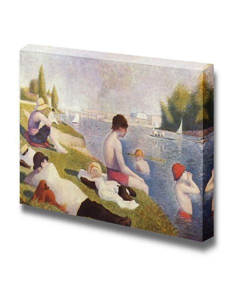 wall26 - Bathers in Asnieres by Georges Seurat - Canvas Print Wall Art Famous Painting ...