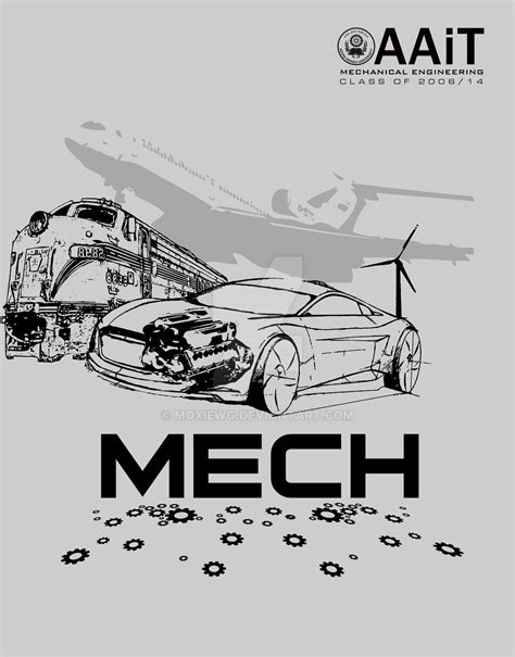T-shirt Design for Mechanical Engineering - AAiT by MoxieWg on DeviantArt