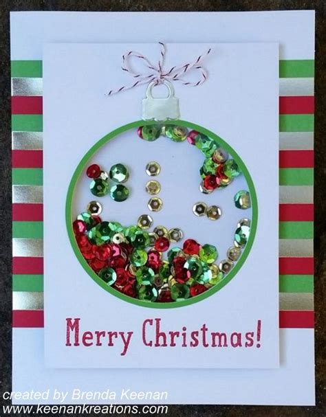 Christmas Card Ornaments, Homemade Christmas Cards, Stampin Up Christmas, Christmas Cards To ...