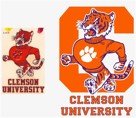 Clemson Vintage - Clemson University Mascot Logo PNG Image ...