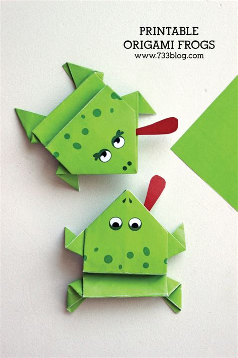 Printable Origami Frogs - Inspiration Made Simple