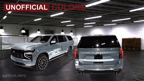 Refreshed 2025 Chevrolet Tahoe and Suburban Get More Colors in Fresh ...