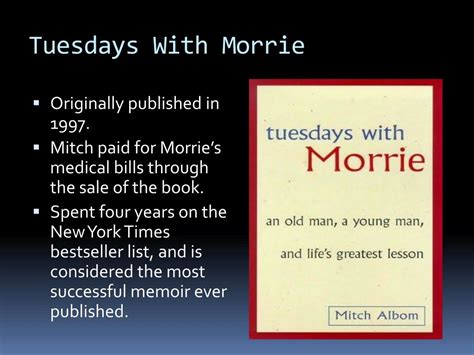 PPT - Tuesdays With Morrie PowerPoint Presentation, free download - ID ...