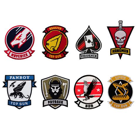 Top Gun Maverick Patches Set | Icon Heroes