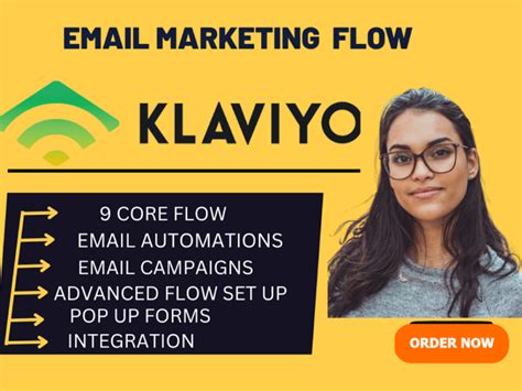 A klaviyo email marketing flow, klaviyo automation ,advance flow set up ...