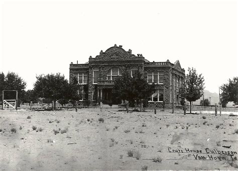 Culberson County Courthouse, Van Horn, Texas, USA, sometime after 1912 ...