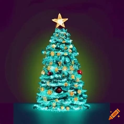 Festive christmas tree