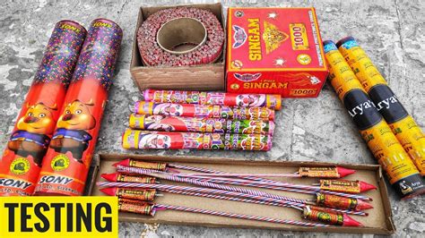 Testing new and different types of firecrackers stash 2019||CRACKERS ...