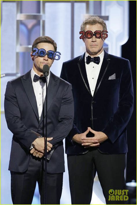 Mark Wahlberg & Will Ferrell Are Still Celebrating the New Year at the Golden Globes 2016: Photo ...