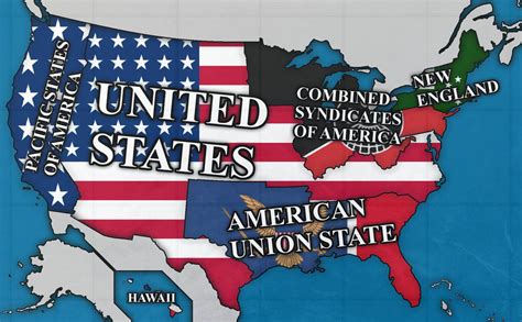 2nd American Civil War (Kaiserreich) by AmericanUnionState18 on DeviantArt