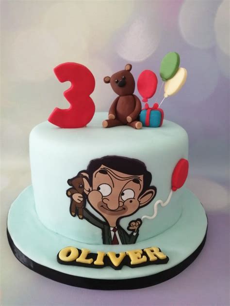 Mr Bean & Teddy cake | Mr bean cake, Teddy cakes, Mr bean birthday