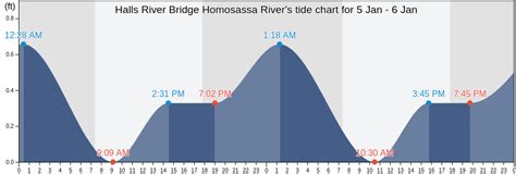 Halls River Bridge Homosassa River, FL Tide Charts, Tides for Fishing, High Tide and Low Tide ...