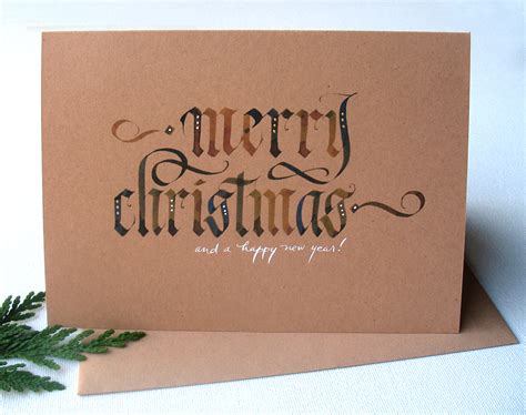 Calligraphy Christmas Cards on Behance