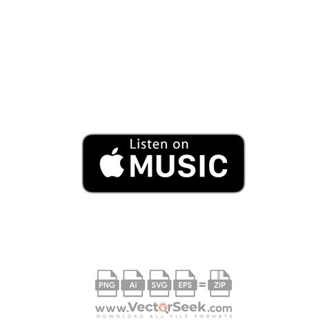 Listen on Apple Music Badge Logo Vector - (.Ai .PNG .SVG .EPS Free ...