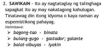 ang kahulugan ng sawikain bagong tao ay - Brainly.ph