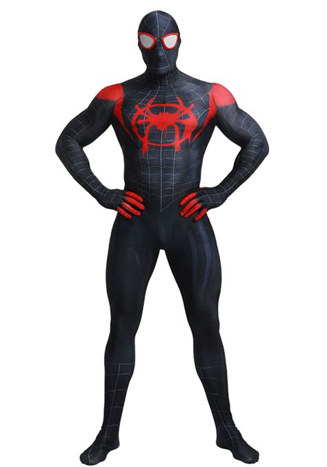 Decorseason Spider-Verse Miles Morales SpiderMan Costume, Superhero ...