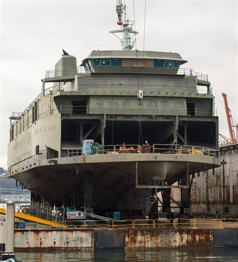 MV Tokitae being built, in dry-dock | Staten island ferry, River boat, Ferry boat