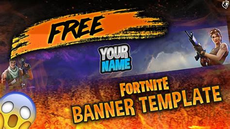 Fortnite Banner Photoshop Template - Fortnite Season 9 Week 1 ...