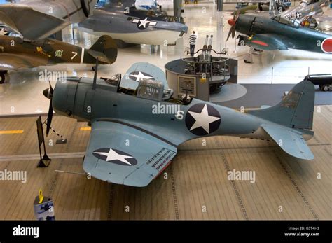 A Douglas SBD-2 Dauntless dive bomber,veteran of Pearl Harbor and Stock ...