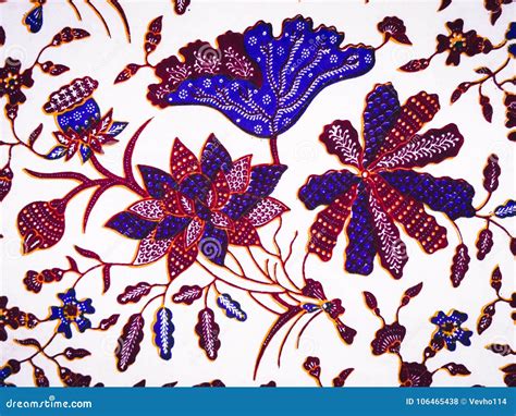 Batik texture and pattern stock photo. Image of floral - 106465438