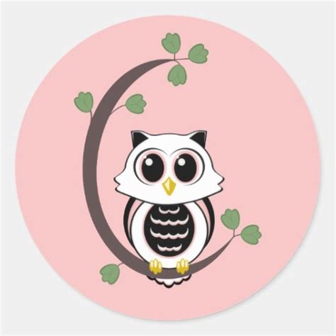 Cute Owl Stickers | Zazzle