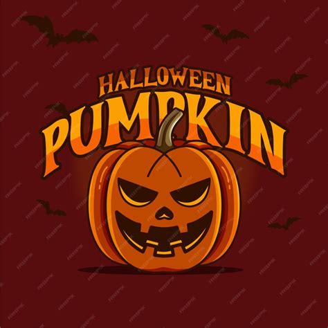 Premium Vector | Pumpkin halloween background wallpaper