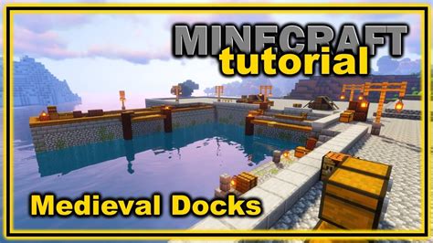 How To Build A Medieval Dock In Minecraft - My Medieval Ship Minecraft ...