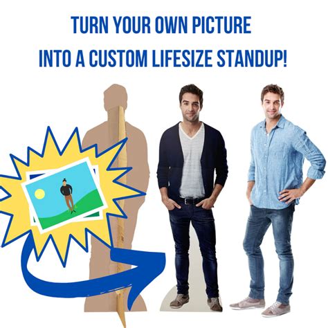 Personalized Cardboard Life-Size Cutouts 12" to 72" – All Personalization