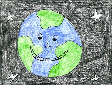 Earth Drawing For Kids at GetDrawings | Free download