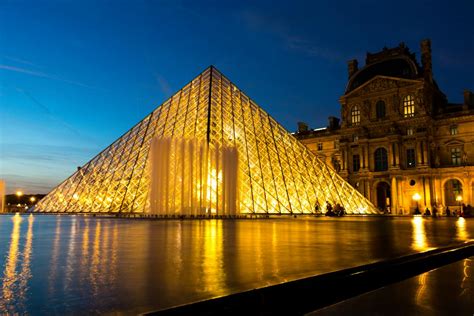 Louvre Museum at Night · Free Stock Photo