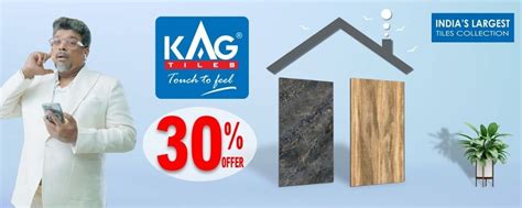 Kag Tiles 30% Off, Depends on the tile at Rs 30/sq ft in Chennai | ID: 26176449088