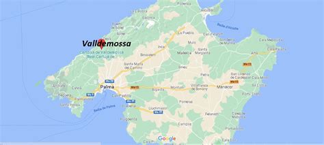 ¿Dónde está Valldemossa? Mapa Valldemossa - ¿Dónde está la ciudad?