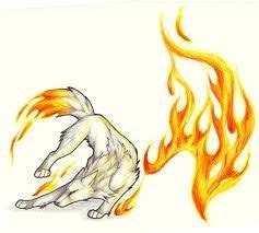 fire wolf | Fire drawing, Drawings, Wolf drawing