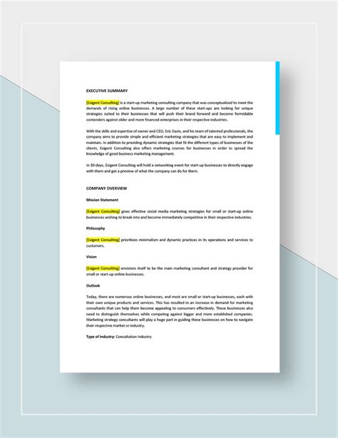 30-Day Marketing Plan Template in Pages, Word, Google Docs - Download ...