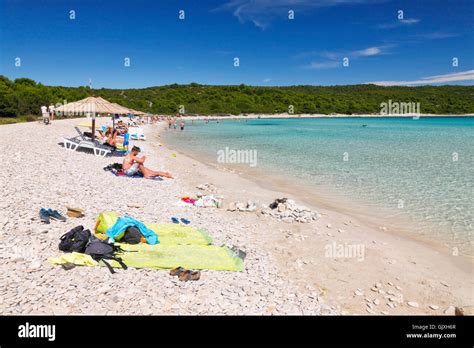 Sakarun beach, Dugi otok Stock Photo - Alamy