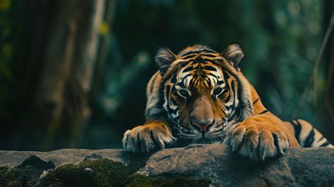 Wallpaper tiger, cute animals, 4k, Animals #17836